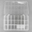 Estojo Plástico Transparente Multiuso Ref. 8736 com 21 Divisórias