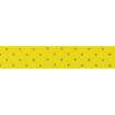 Fita de Gorgurão Estampada 38 mm Linha Glitter Estrelas Cor 036 Amarelo - Peça c/ 10 mt