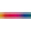 Fita Voal Progresso 38 mm Cor 002 Multicolor - Peça c/ 10 mt