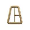 Fivela de Metal Triangular Fosca 50 mm - 1 Unidade Cor da Fivela:Dourado