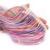 Franja de Fio de Seda 150 mm Multicor Neon - 1 Metro