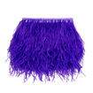 Franja de Plumas de Avestruz (Meio Metro) - Roxo