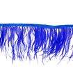 Franja de Plumas de Avestruz (Meio Metro) - Azul Royal