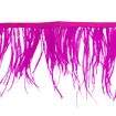 Franja de Plumas de Avestruz (Meio Metro) - Pink