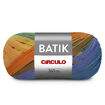 Lã Batik 100 gr - Círculo Cor da Lã Batik:9945 - Penumbra Multicolor