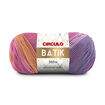 Lã Batik 100 gr - Círculo Cor da Lã Batik:9713 - Fofura Pink/Laranja/Roxo
