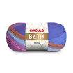 Lã Batik 100 gr - Círculo Cor da Lã Batik:9795 - Ciranda Roxo/Azul/Pink