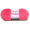 Lã Mollet 40 gr - Círculo Cor da Lã Mollet:0784 - Rosa Néon
