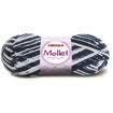 Lã Mollet Multicor 40 gr - Círculo Cor da Lã Mollet Mescla:9016 - Zebra