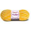 Lã Mollet Multicor 40 gr - Círculo Cor da Lã Mollet Mescla:9368 - Raio de Sol