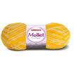 Lã Mollet Multicor 40 gr - Círculo Cor da Lã Mollet Mescla:9368 - Raio de Sol