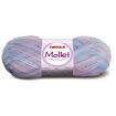 Lã Mollet Multicor 40 gr - Círculo Cor da Lã Mollet Mescla:9490 - Sereia
