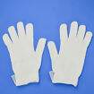 Luva Branca Tricotada Algodão/Poliéster Curta 20 cm