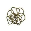 Meia Argola 38 mm Ouro Velho - Pct c/ 10 unidades