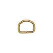 Meia Argola 16 mm Ouro Velho - Pct c/ 10 unidades