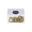 Meia Argola 16 mm Ouro Velho - Pct c/ 10 unidades