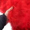 Tecido Pelúcia Pelo Alto Pelicancril e Nordic 0,50mx1,60m Cor:Pelicancril 066 Vermelho