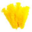 Pena Colorida para Artesanato - Pct c/ 12 unidades Cor do Pacote de Penas:Amarelo