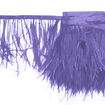 Franja de Plumas de Avestruz (Meio Metro) - Lilás