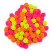 Pompom Solto Mix 10 mm - Pct c/ 100 unidades Cor do Pompom Solto:Mix 01 - Fluorescente