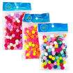 Pompom Solto Mix 10 mm - Pct c/ 100 unidades