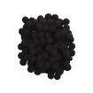 Pompom Solto 10 mm - Pct c/ 100 unidades Cor do Pompom Solto:019 - Preto