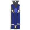Suspensório Adulto Casamento Formatura Fantasia Unissex Cor:Azul Royal