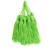 Tassel Pingente de Seda - Pct c/ 10 unidades Cor do Pingente Tassel:Verde Limão