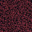 Tecido de Algodão Estampado 0,50 x1,50 mt - Floral Preto e Vermelho