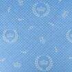 Tecido de Algodão Estampado (Meio Metro) - Coroa Azul
