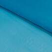 Tecido Organza Cristal Azul Turquesa - 1 Metro