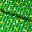 Tecido de Algodão Estampa Digital (Meio Metro) - Copa do Mundo Fundo Verde