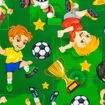 Tecido de Algodão Estampa Digital (Meio Metro) - Jogadores da Copa do Mundo