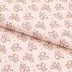 Tecido de Algodão Estampado (Meio Metro) - Mini Laços Bailarinas