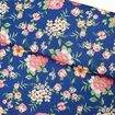 Tecido de Algodão Estampado (Meio Metro) - Floral Fundo Marinho