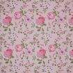 Tecido de Algodão Estampado (Meio Metro) - Floral Rosa