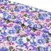 Tecido de Algodão Estampa Digital (Meio Metro) - Floral Tons de Lilás