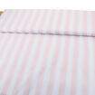 Tecido de Algodão Estampado (Meio Metro) - Listras Rosa e Branco
