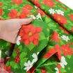 Tecido de Algodão Estampado (Meio Metro) - 2411 Natal Floral Poinsétia