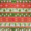 Tecido de Algodão Estampado (62 cm) - 2667 Natal Semaninha Faixas