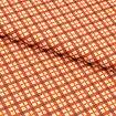 Tecido de Algodão Estampado (Meio Metro) - Xadrez Harvest Laranja