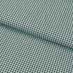 Tecido de Algodão Estampado (Meio Metro) - Xadrez P Verde Menta e Preto