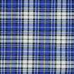 Tecido Chita Políéster 1,50m Largura - 1 Metro Cor:0163B Chita Xadrez Branco Azul Preto