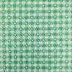 Tecido Popeline 100% Algodão Xadrez Verde e Branco com Corações 1 Metro