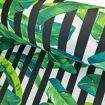 Tecido Waterblock Estampado (Meio Metro) - Folhagem Listrado