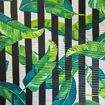 Tecido Waterblock Estampado (Meio Metro) - Folhagem Listrado