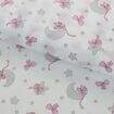Fralda Estampada 100% Algodão 70x70cm Döhler - Unidade Cor:Luas e Estrelas