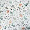 Fralda Dupla Estampada 100% Algodão 70x70cm - Unidade Cor:24V01 Dinossauros
