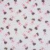 Fralda Dupla Estampada 100% Algodão 70x70cm - Unidade Cor:15V01 Bailarinas e Corações