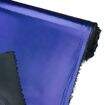 Tecido Lamê Laminado Nova York 1,00x1,50 mt Cor:R04 Azul Royal Fundo Preto
